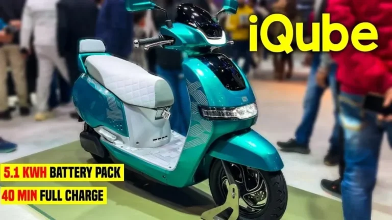 TVS iQube Launched with 275KM Range, Smart Features & Stylish Design at ₹75,000
