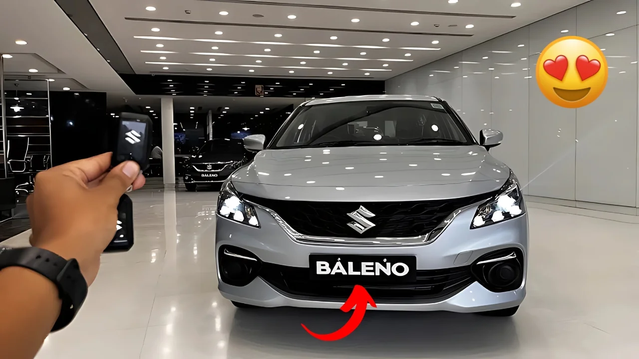 New Maruti Baleno 2025 Introduced With Connected Shandar Car Features, Stylish Premium Hatchback Design, Efficient Mileage